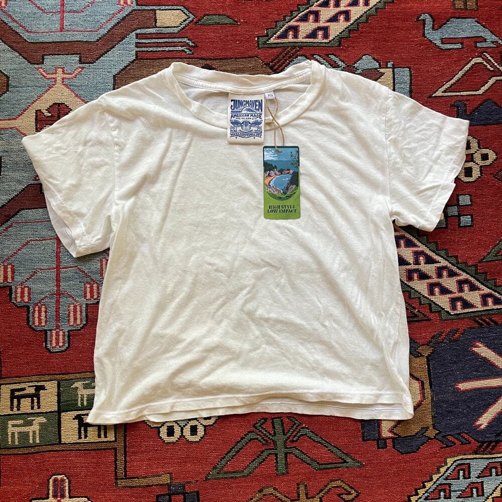 Jungamaven Ojai Crop white women's sz xs